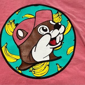 BUC-EES Adult "Bananas for Buc-ee's" Double-Sided Graphic T-shirt Size 3XL